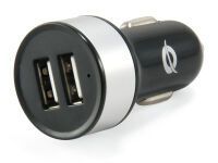 Conceptronic 2-Port USB Car Tablet Charger 2.1A - Auto - Cigar lighter - 5 V - Silver