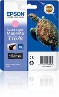 Epson Turtle T1576 Vivid Light Magenta - High (XL) Yield - Pigment-based ink - 25.9 ml - 2300 pages - 1 pc(s)