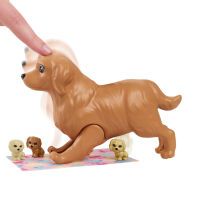 Mattel Barbie Puppe (blond) mit Hund und Welpen