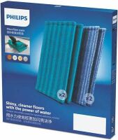 Philips XV1700/01 - Universal - Mop pad - Blue - Green - Philips - FC6404 - FC6405 - FC6407-FC6409 - FC6728 (/ 01) - FC6729 - FC6901-FC6904 - FC6908 - XC8147 - XC8149 - 4 pc(s)