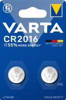 Varta CR2016 - Single-use battery - CR2016 - Alkaline - 3 V - 2 pc(s) - 90 mAh