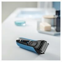 Braun 3040s - Foil shaver - Blue - Battery - Nickel-Metal Hydride (NiMH) - 45 h - 1 h