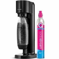 SodaStream Soda Maker Gaia QC black Schwarz incl 1 bottle (1017911770)