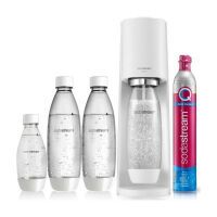 SodaStream Soda Maker Terra Megapack QC white incl 3 bottles (2270213)