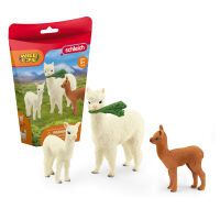 schleich® Wild Life 42544 Alpakafamilie