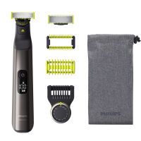 Philips Shaver OneBlade Pro QP6551 15 Wet&Dry Black Schwarz (QP6551 15)