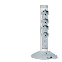 Vaddio Steckdosenleiste 694614 4fach 2x USB 1x miniUSB - Power Strip