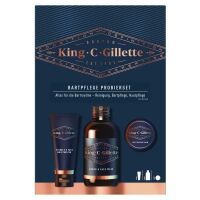 GILLETTE KING C GESCHENK After Shave-Reiniger-Balsam