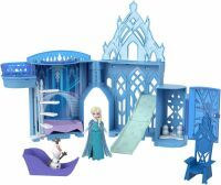 Mattel Disney Die Eiskönigin Spielzeug, Elsas Stapelschloss, Geschenke für Kinder