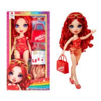 MGA Entertainment Rainbow High Swim & Style Fashion Doll- Ruby (Red)