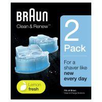 Braun CC-System Reinigungskartuschen - 2er-Pack / CCR2 Reinigungslösung Rasierer 