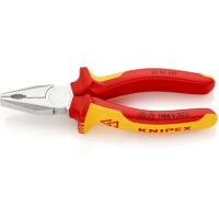 KNIPEX 03 06 160 - Lineman's pliers - 1.6 cm - Steel - Plastic - Red/Orange - 16 cm