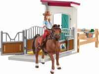 Schleich Horse Box mit Hannah & Cayenne