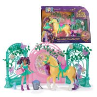 Spin Master Unicorn Academy - Small Doll Ava & Leaf Stall Spielset