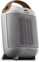 De Longhi Capsule HFX30C18.IW - Fan electric space heater - Ceramic - CE - Indoor - Desk,Floor,Table - Brown,White