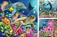 Ravensburger 12000859 Puzzle Bezaubernde Unterwasserwelt 3 X 49 Teile