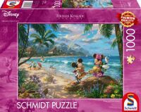 Schmidt Spiele Puzzle Thomas Kinkade Disney, Mickey and Minnie in Hawaii 1000Teile