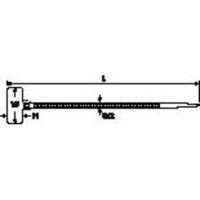 Multipack HellermannTyton KABELBINDER NAT.2,5X110 M.BES. (IT18FL-N66-NA-C1) - 100 Stück