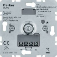 Berker DALI DREHPOTENTIOMETER (2998 MIT SPANNUNGSV.)