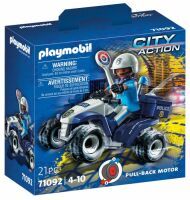 PLAYMOBIL Playm. Polizei-Speed Quad| 71092