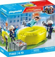 PLAYMOBIL 71465 Feuerwehrleute mit Luftkissen