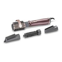 BaByliss AS960E - Hot air brush - Warm - All hair - Rose gold - 2.25 m - Black