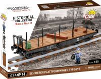 COBI 6284 German Railway Schwerer Plattformwagen Typ SSY