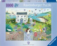 Ravensburger Puzzle 12001104 - Coastal Cottage- 1000 Teile Puzzle für Erwachsene und Kinder ab 14 Ja