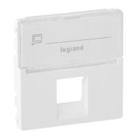 Legrand Abdeckung VLIFE RJ11/RJ45 Bf 1F ultraweiss 755470