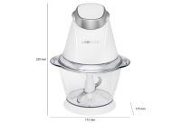 Clatronic MZ 3579 - 1 L - White - Stainless steel - Buttons - 250 W - 220-240 V