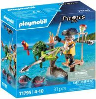 PLAYMOBIL 71795 Pirat mit Balliste