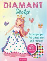 Ars Edition GmbH Diamantsticker Anziehpuppen  Prinzessinnen und Prinzen