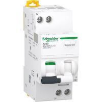 Schneider Electric Acti9 iCV40N Fehlerstrom- Leitungsschutzschalter 1+N 6 kA C-Char 13 A Typ A