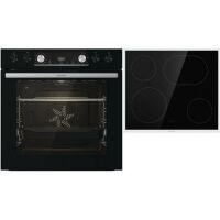 Gorenje Black Set4 Pyrolyse EB-HerdsetBCPX 6737 E05BG+ ECD 634 BX