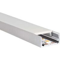 Proled ALUMINIUM PROFILES SU-LINE LOW 2 m Tol: 0/+3 mm Alu eloxiert silber