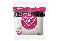 Hario V60 - Cone - Disposable coffee filter - Paper - White - 100 pc(s)