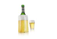 VacuVin Vacu Vin Active Beer Cooler - Glass bottle - Beer - White,Yellow - Image - 5 min