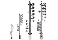 TFA-DOSTMANN Innen/Außenthermometer Metall rostfrei 42cm