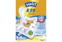 Swirl R 39 MicroPor Plus - Cylinder vacuum - Dust bag - White - Rowenta - RO 3900... 3999 Compact Power RO 6300... 6399 Silence Force Compact RO 6400... 6499 Silence Force... - 4 pc(s)