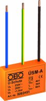 OBO ÜSM-A - 230 V - 16 A - 6000 A - 1500 V - Orange - 0.000025 ms