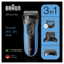 Braun RASIERER SERIES 3 SHAVE&STYLE (3010BT         BL/SW)