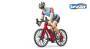 Bruder, Rennrad mit Radfahrer, Bworld, 63110