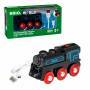 Ravensburger BRIO World - 33599 Akku Lok mit Mini USB - Wiederaufladbare Lokomotive - Batteriebetrie