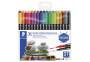 STAEDTLER Fasermaler Doppelspitze 36ST