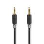 Nedis Stereo-Audiokabel / 3.5 mm Stecker / 3.5 mm Stecker / Vergoldet / 0.50 m / Rund / Anthrazit / Box