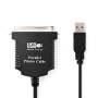 Nedis CCGP60880BK20 - 2 m - USB A - USB 2.0 - 480 Mbit/s - Black