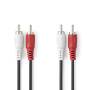 Nedis AUDIO-KABEL 2XRCA-/2XRCA STECK (CAGP24200BK20     2M)