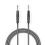 Nedis Mono-Audiokabel| 6.35 mm Stecker| 6.35| Vernickelt| 1.50 m| rund|