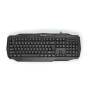 Nedis Wired Gaming Keyboard| USB 2.0| Folientasten| LED| US International| US-Layout