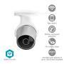 Nedis WIFICO11CWT - IP security camera - Outdoor - Wireless - 2400 - 2483.5 MHz - Bullet - Ceiling/wall